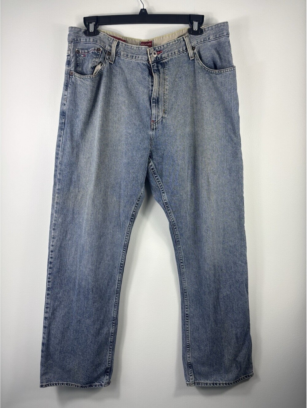 VTG Tommy Hilfiger Freedom Fit & Premium Vintage Denim Men’s Jeans Sz 38 Baggy